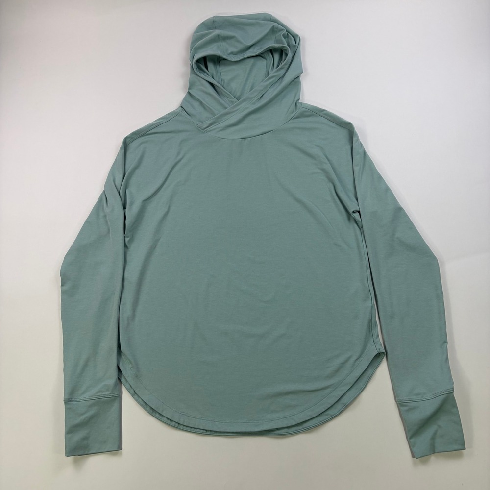 REI Co-op Sahara Shade Hoodie Womens Medium UPF 50 Sun Shirt Hiking Sage Green